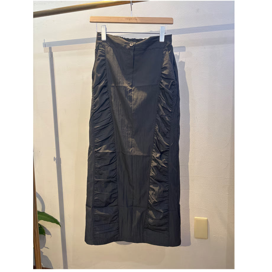 【WELINOA】GATHER LONG SKIRT