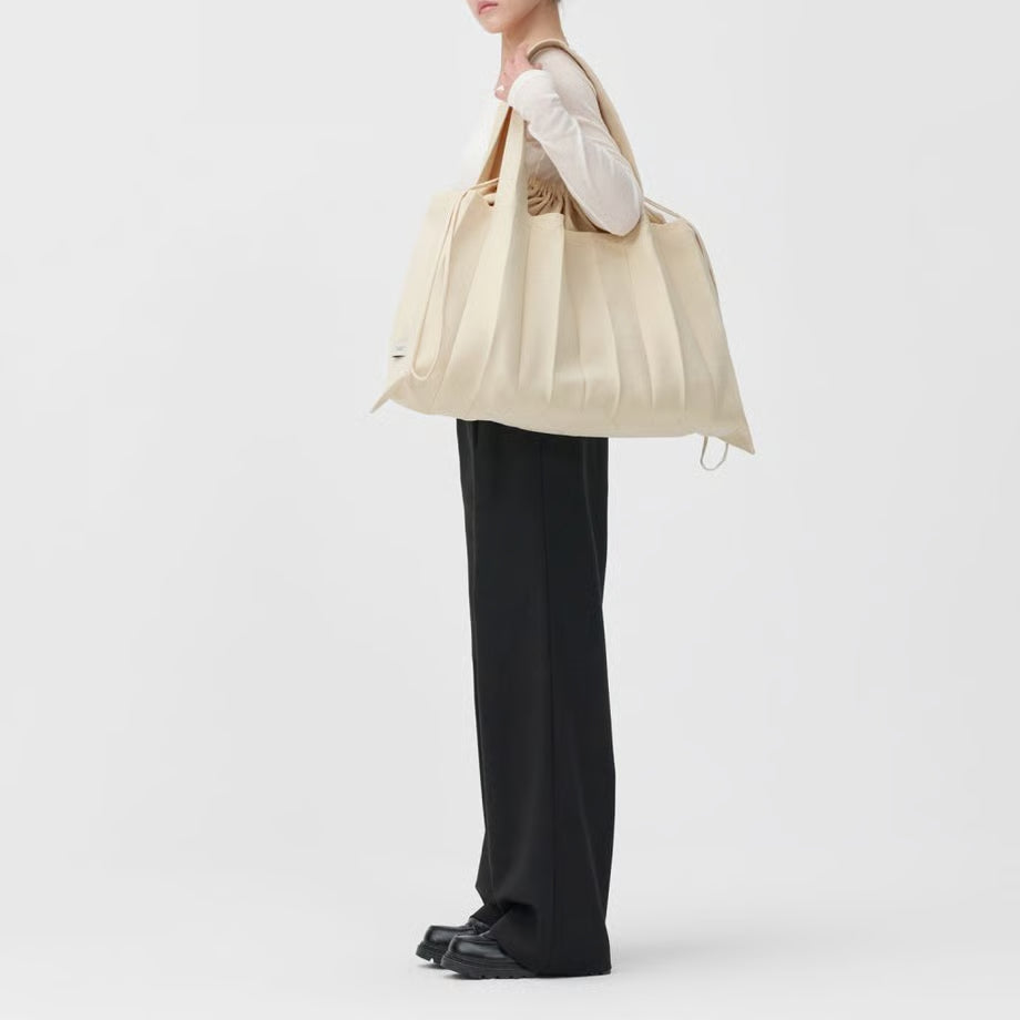 【PLEATS MAMA】Big Shoulder Bag