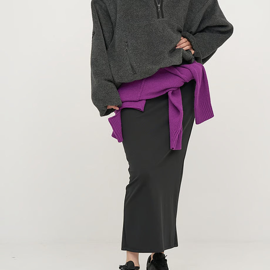 【YENN 2025 AUTUMN/WINTER】SHAGGY HALF ZIP JK