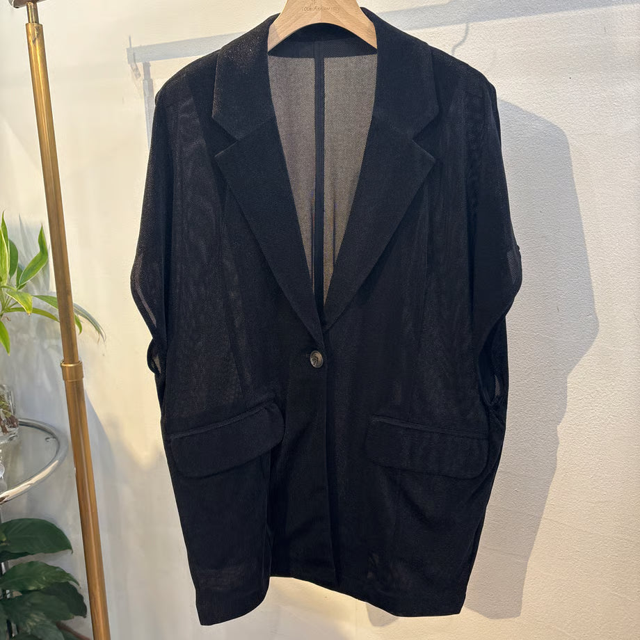 【CLOCHE】メッシュベロアジレ