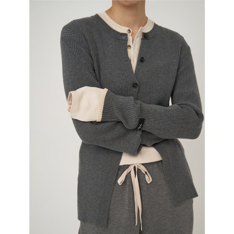 【YENN 2025 AUTUMN/WINTER】WOOL RIB CREW CD