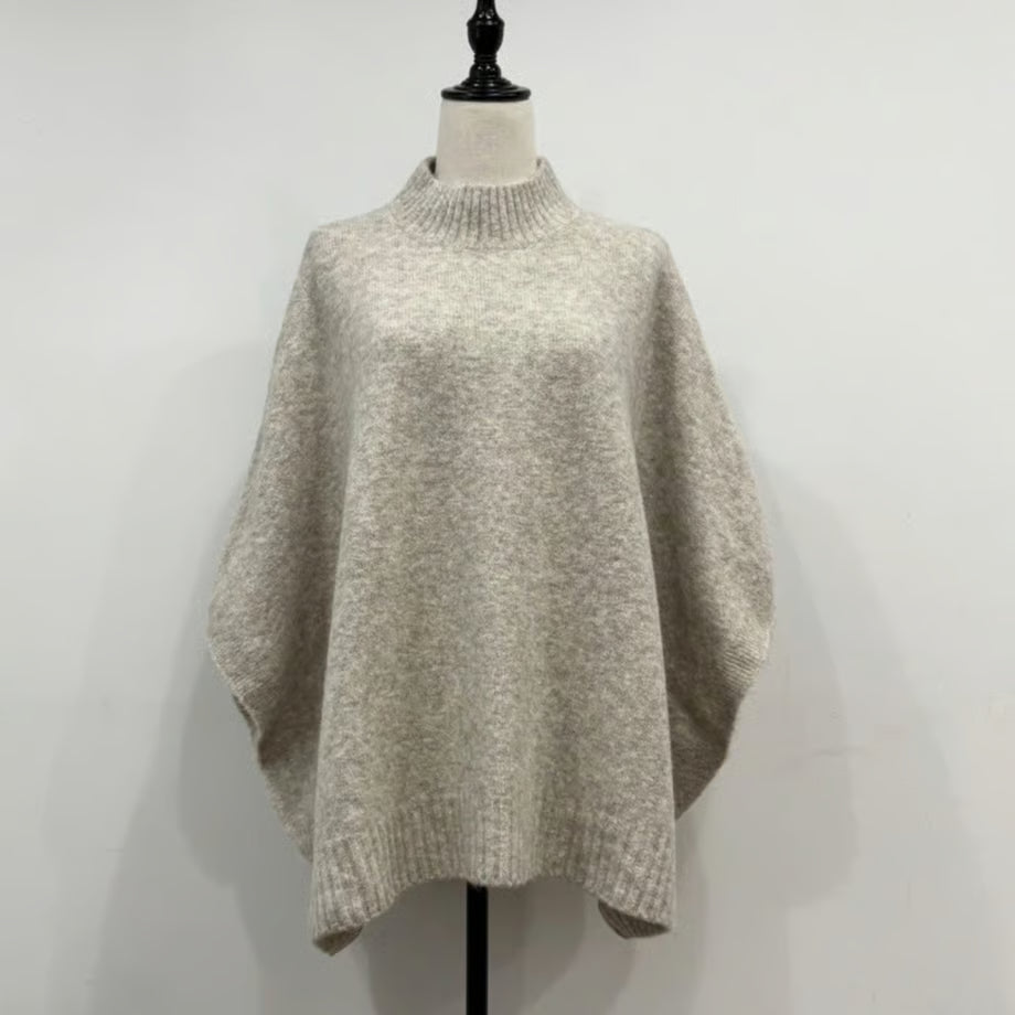 【siro de labonte 25 AW vol.2】bottle neck poncho vest