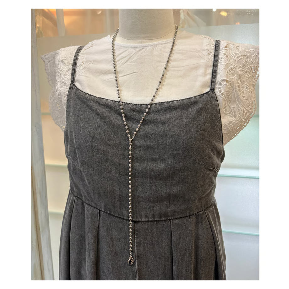 再入荷‼️【champdelarose】ボールチェーンチャーム付きnecklace