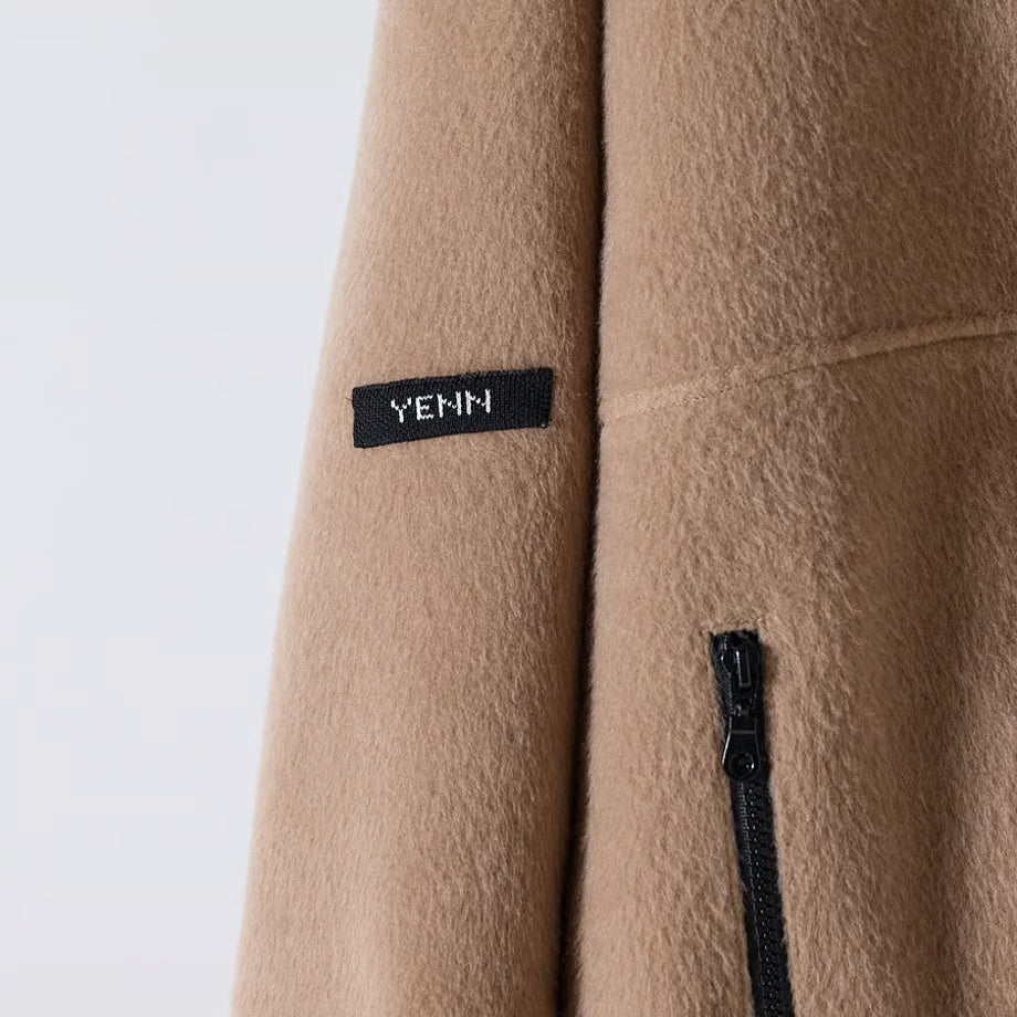 【YENN 2025 AUTUMN/WINTER】SHAGGY HALF ZIP JK