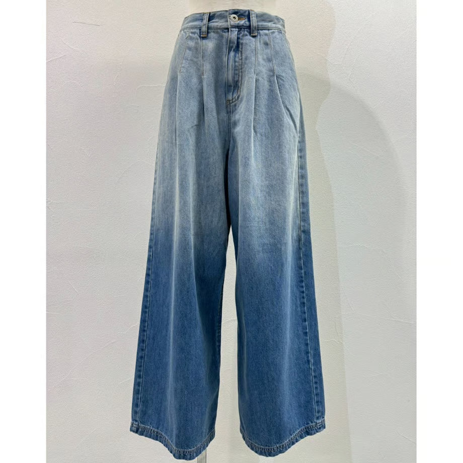 【CYAN 2025 AW vol.2】グラーデーションデニムワイド