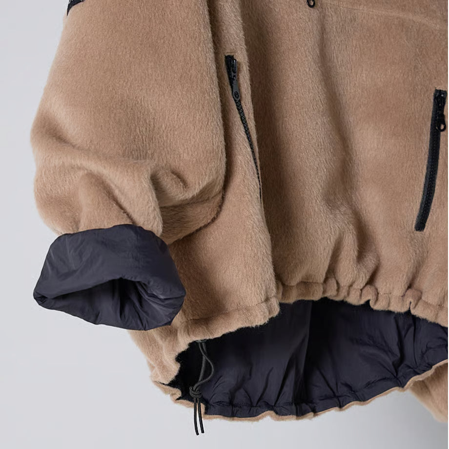 【YENN 2025 AUTUMN/WINTER】SHAGGY HALF ZIP JK