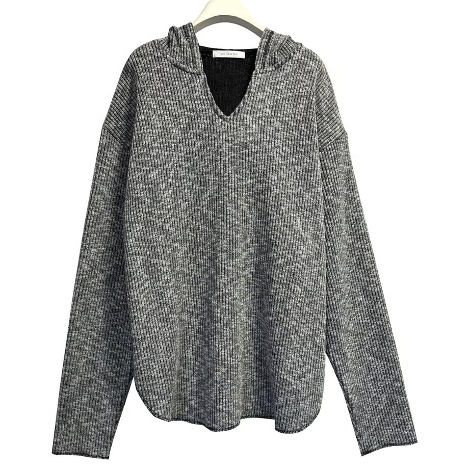 【CHIGNON 2025 AUTUMN/WINTER】フーディーニットソーPO