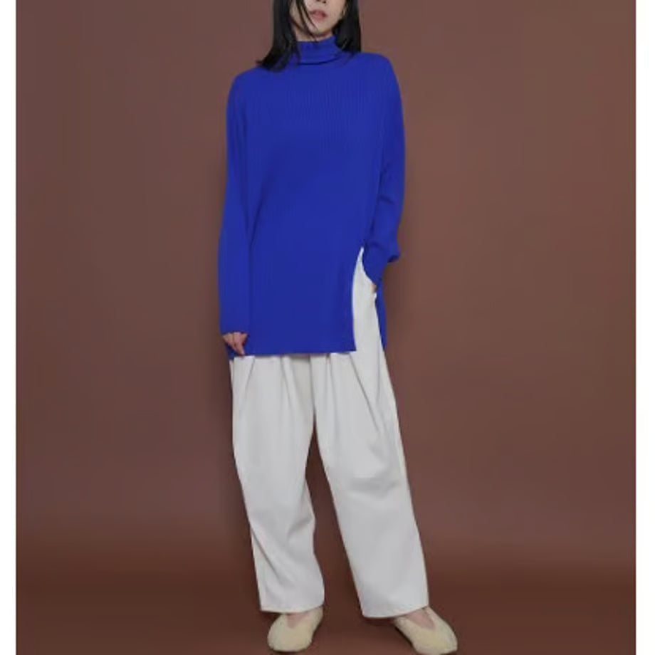 【CYAN 2025 AW vol.2】アシメスリットオーバータートル