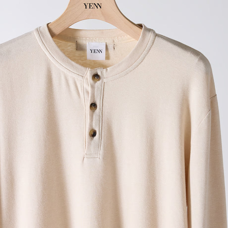 【YENN 2025 AUTUMN/WINTER】HENRY NECK LONG TEE