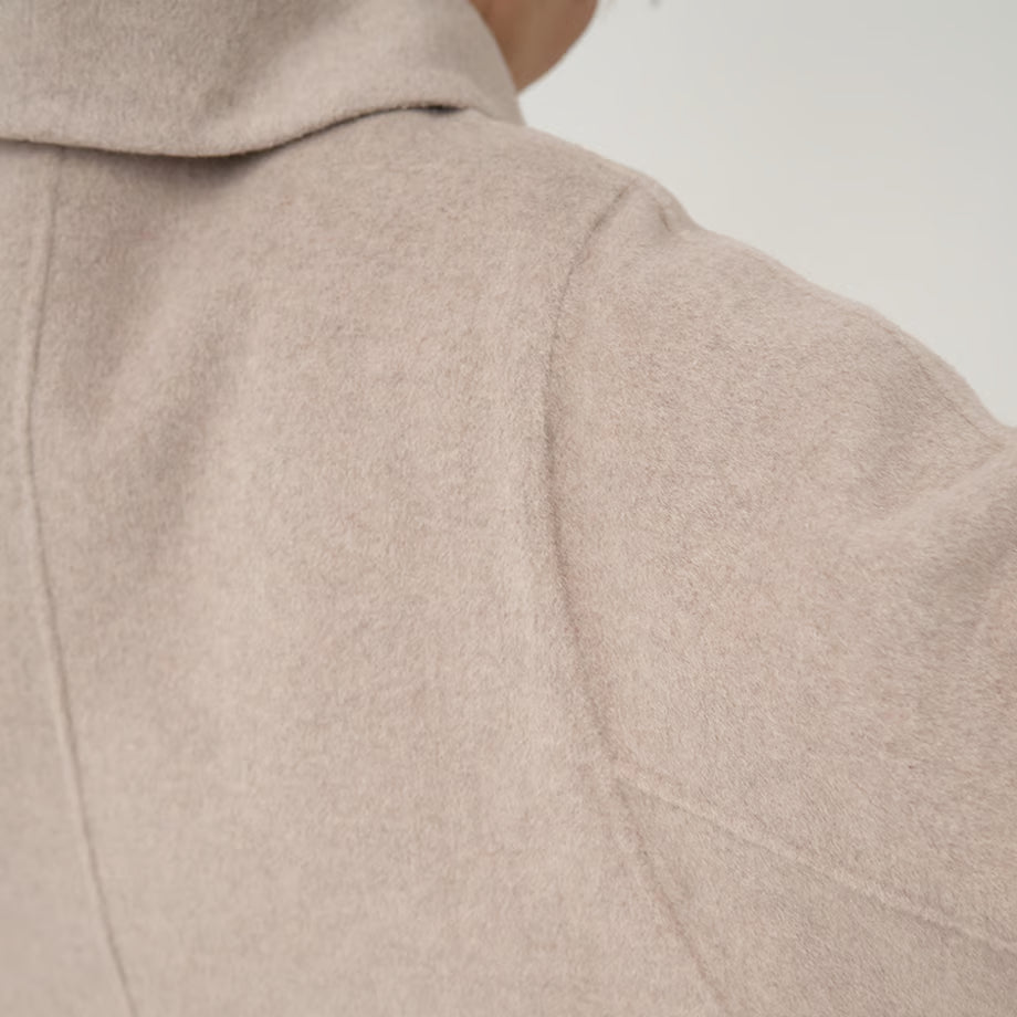 【YENN 2025 AUTUMN/WINTER】ZIP COLLAR MID COAT