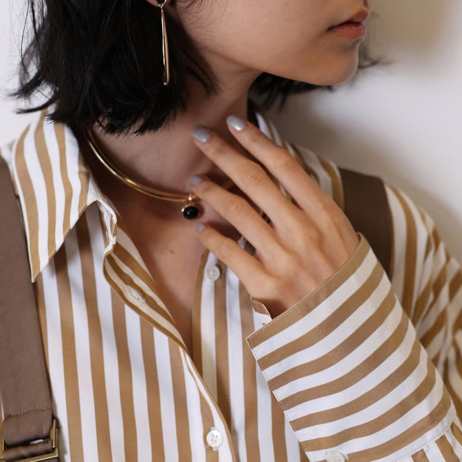 【CHIGNON 2025 AUTUMN/WINTER】オニキス2WAYメタルチョーカー