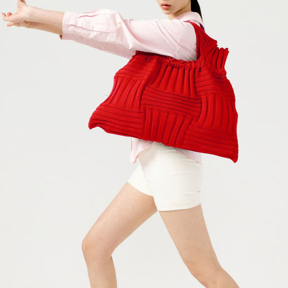【PLEATS MAMA】BIG BOW BAG