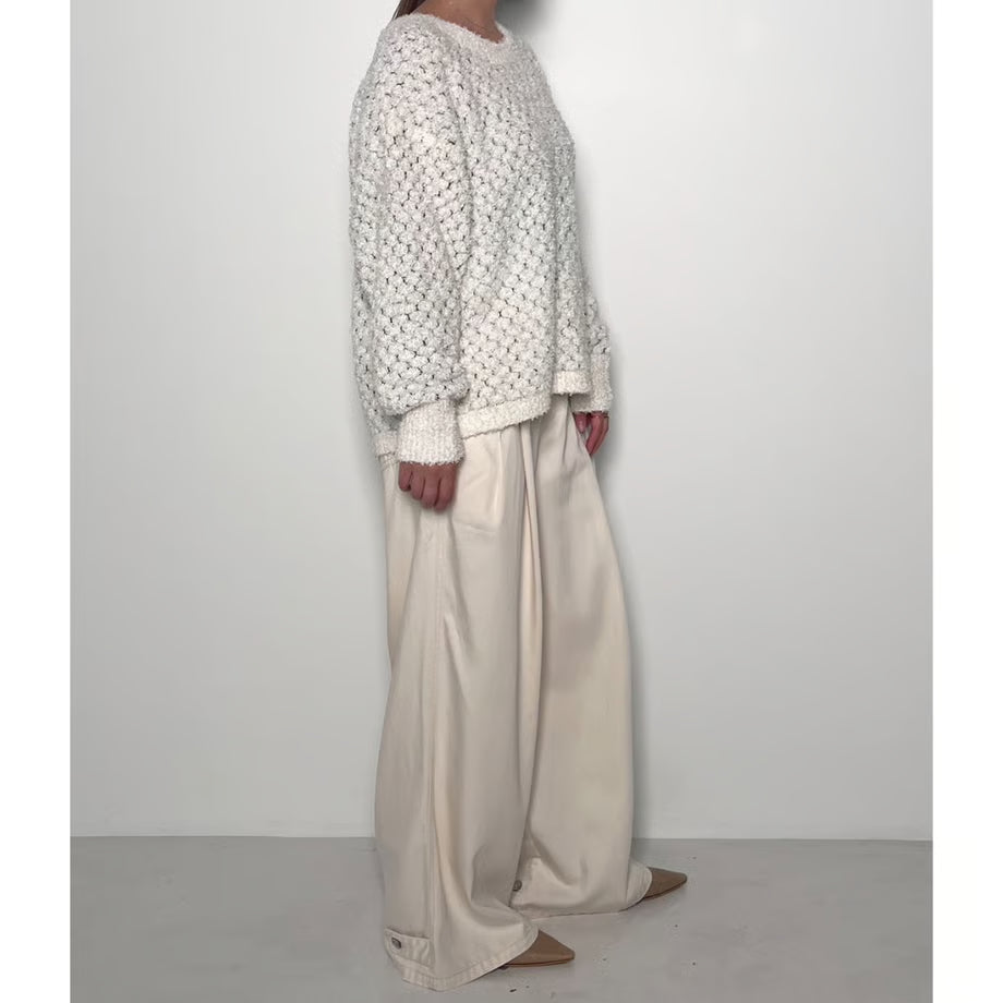 【CHIGNON 2025 AUTUMN/WINTER】ウォッシュドタックワイドパンツ