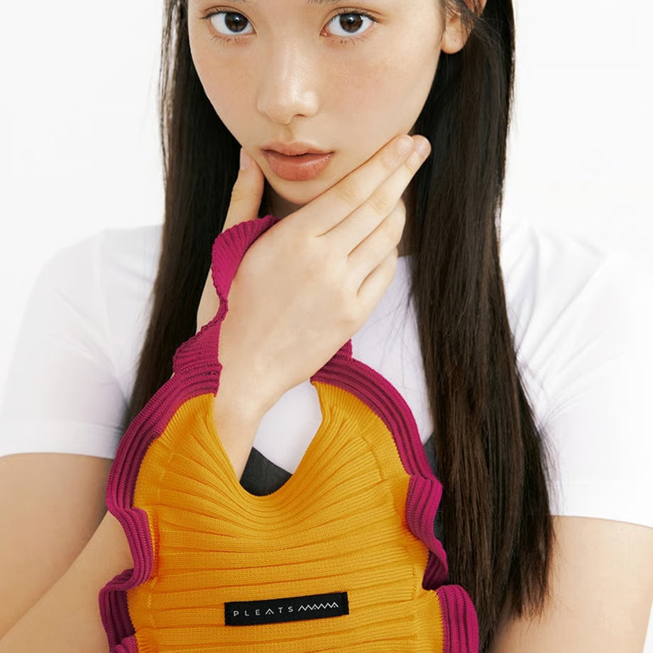 【PLEATS MAMA】Ruffle Mini Tote Bag