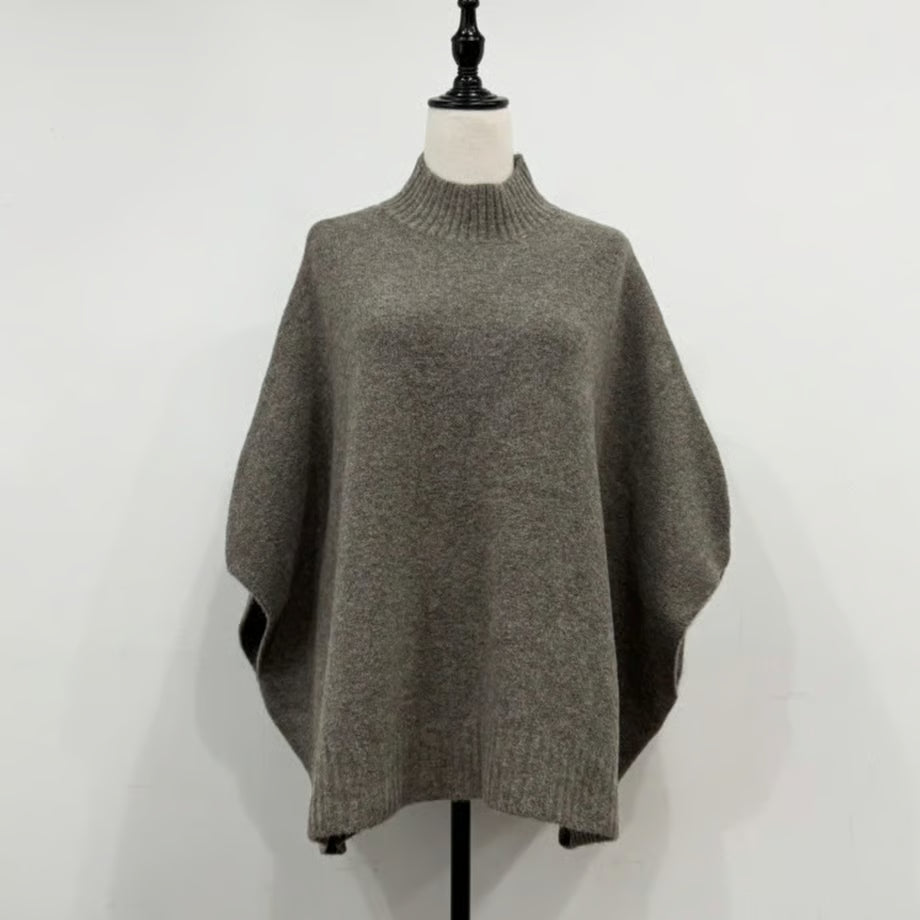 【siro de labonte 25 AW vol.2】bottle neck poncho vest