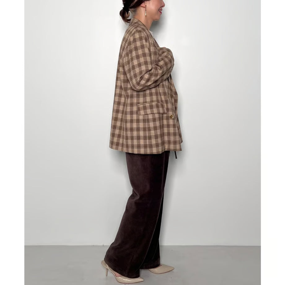 【CHIGNON 2025 AUTUMN/WINTER】チェックダブルJK