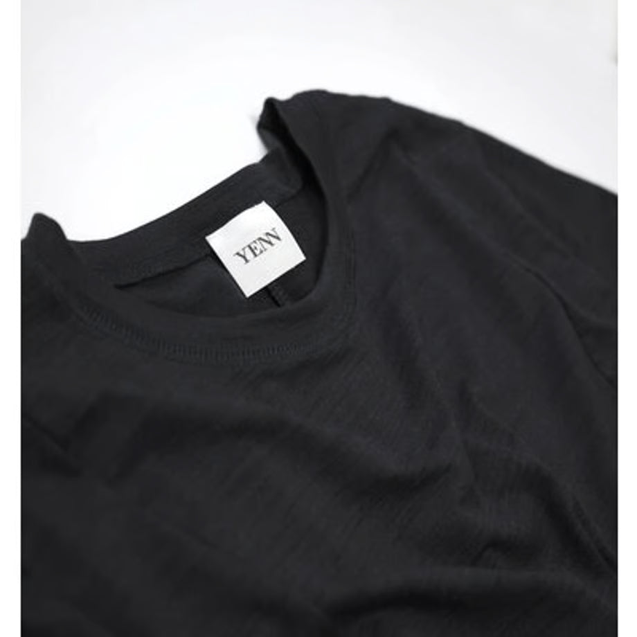 【YENN LIMITED ORDER】SLUB FLARE DRESS