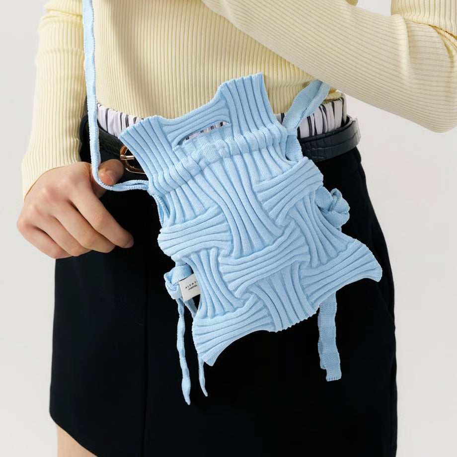 【PLEATS MAMA】MINI CROSS BOW BAG