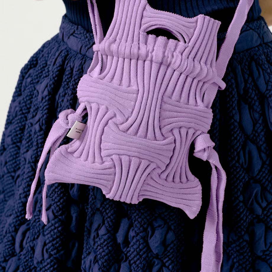 【PLEATS MAMA】MINI CROSS BOW BAG