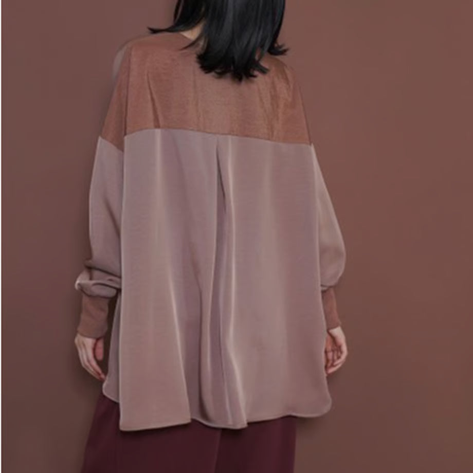 【CYAN 2025 AW vol.2】クロッシーヘンリーリブブラウス