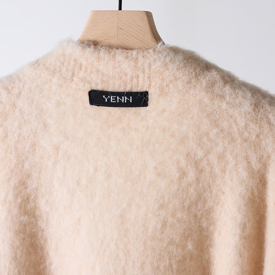 【YENN 2025 AUTUMN/WINTER】ALPACA MIX CARDIGAN