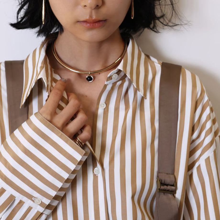 【CHIGNON 2025 AUTUMN/WINTER】オニキス2WAYメタルチョーカー