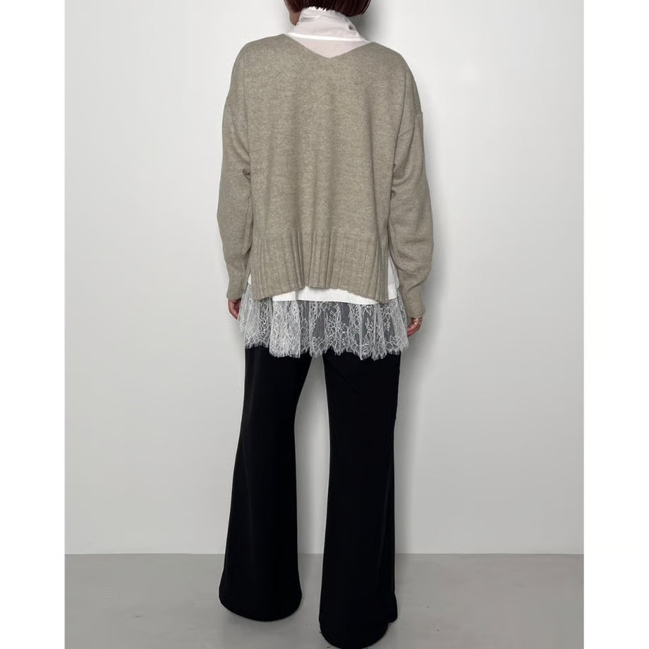 【CHIGNON 2025 AUTUMN/WINTER】サイドスリット2WAYニット