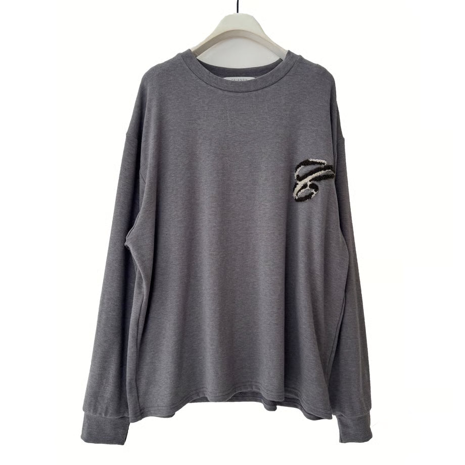 【CHIGNON 2025 AUTUMN/WINTER】モケモケ刺繍ロゴロンTee