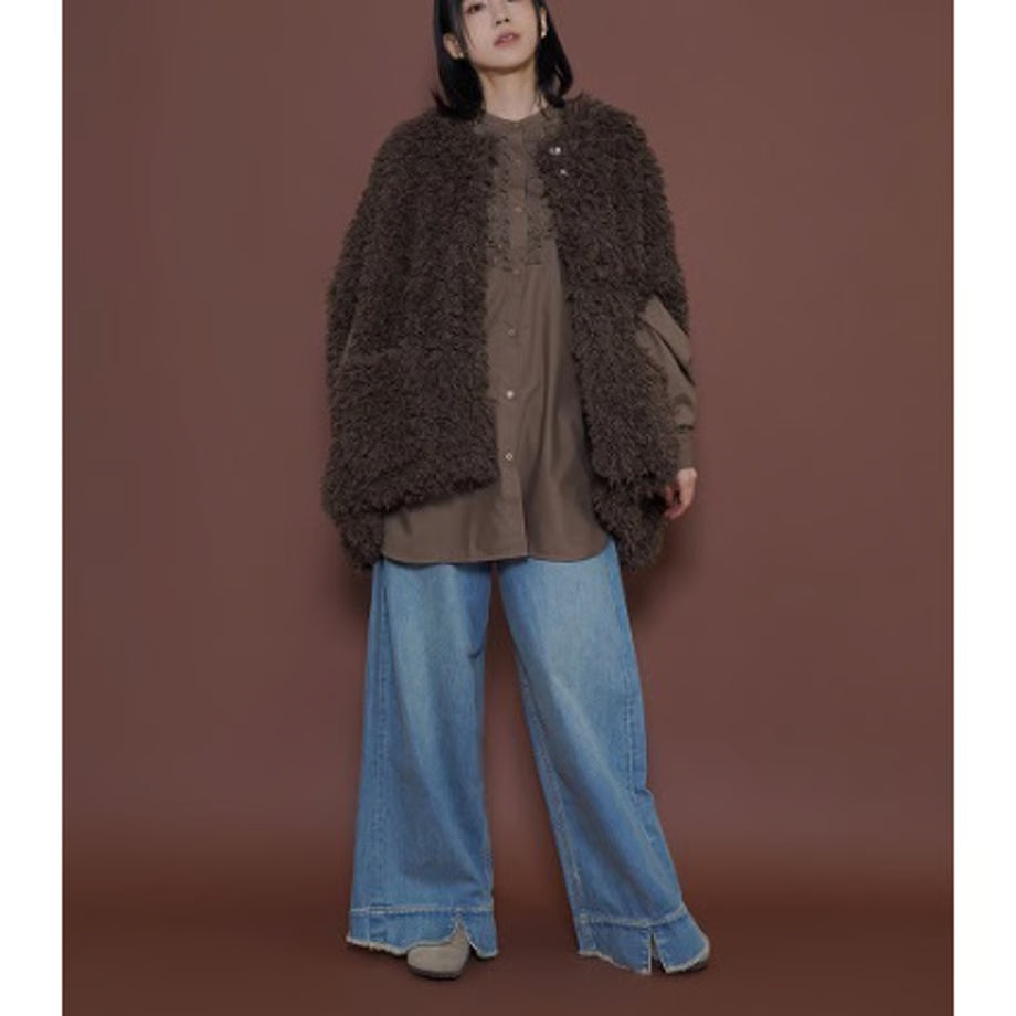【CYAN 2025 AW vol.2】ラメシャギーポンチョ