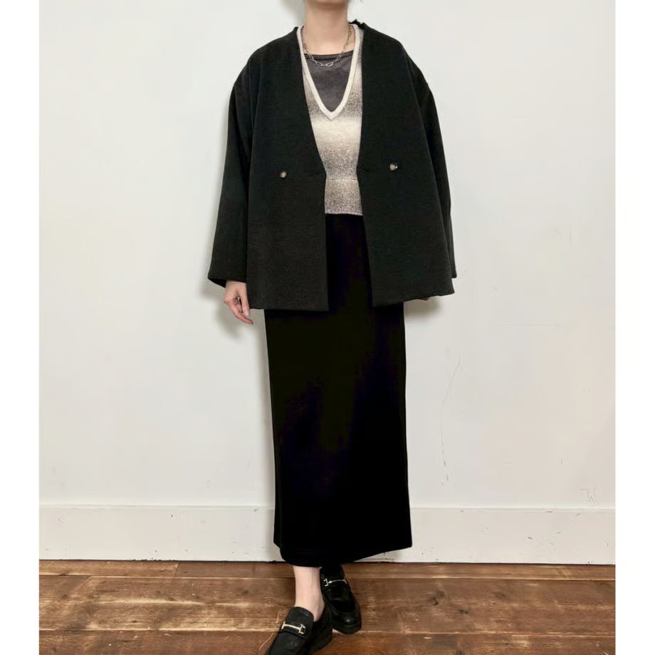 【siro de labonte 25 AW vol.2】nocollar jacket