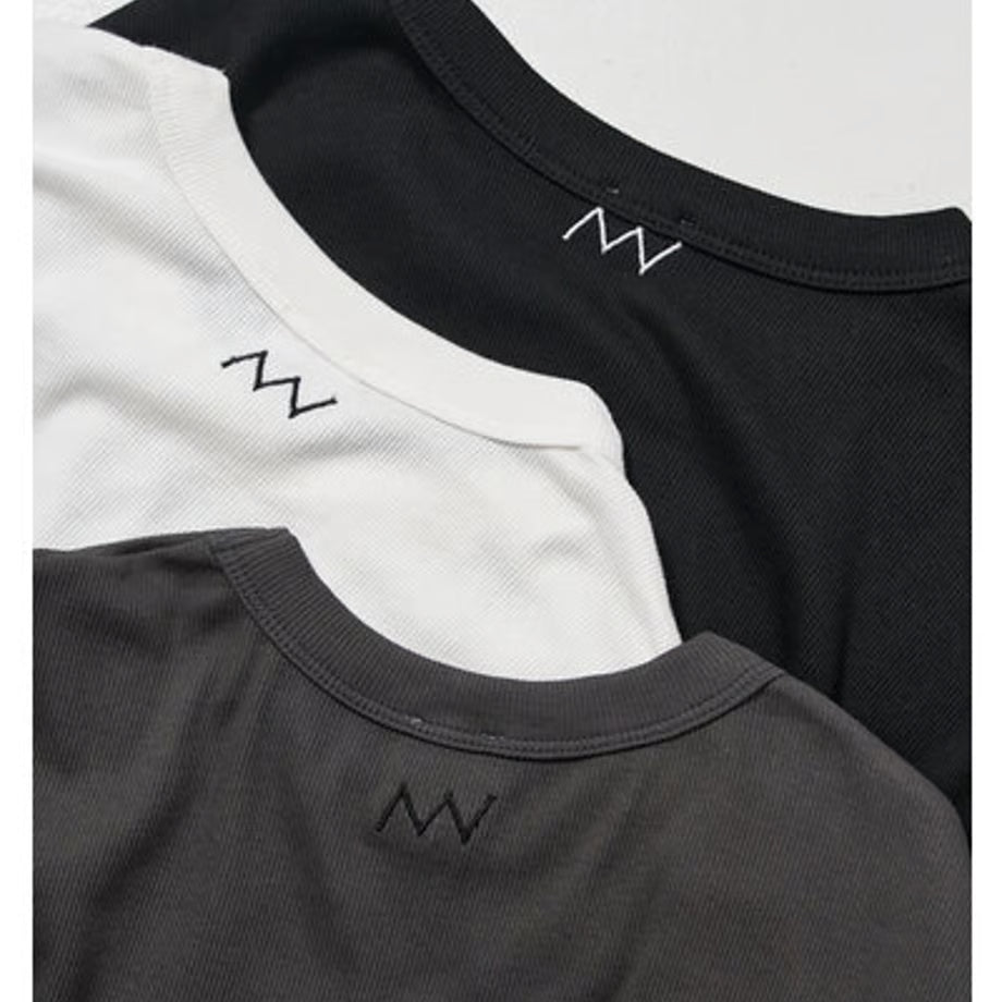 【YENN LIMITED ORDER】COTTON RIB LONG TEE