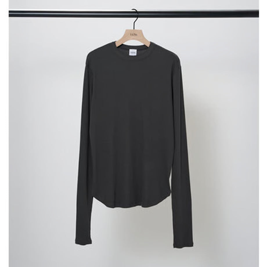 【YENN LIMITED ORDER】COTTON RIB LONG TEE