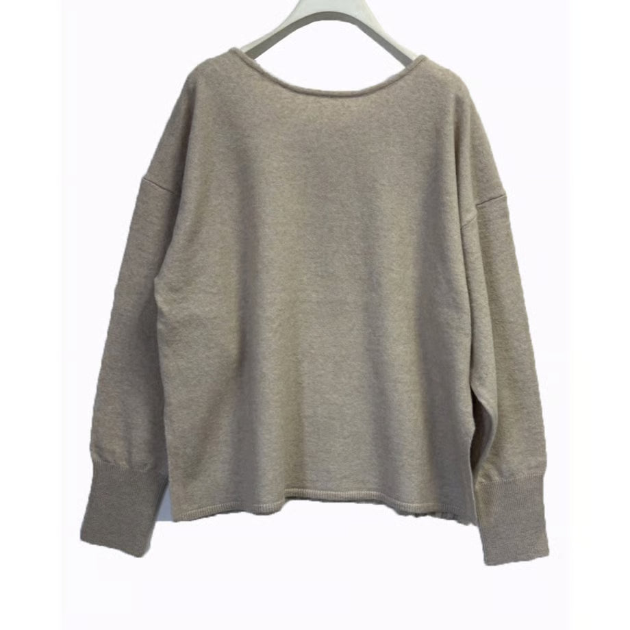 【CHIGNON 2025 AUTUMN/WINTER】サイドスリット2WAYニット