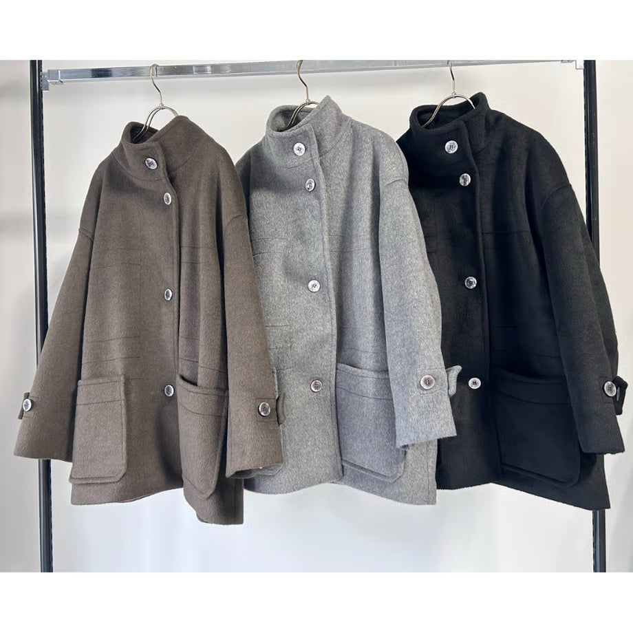 【MARGAUX 2025 WINTER】スタンドカラーコート