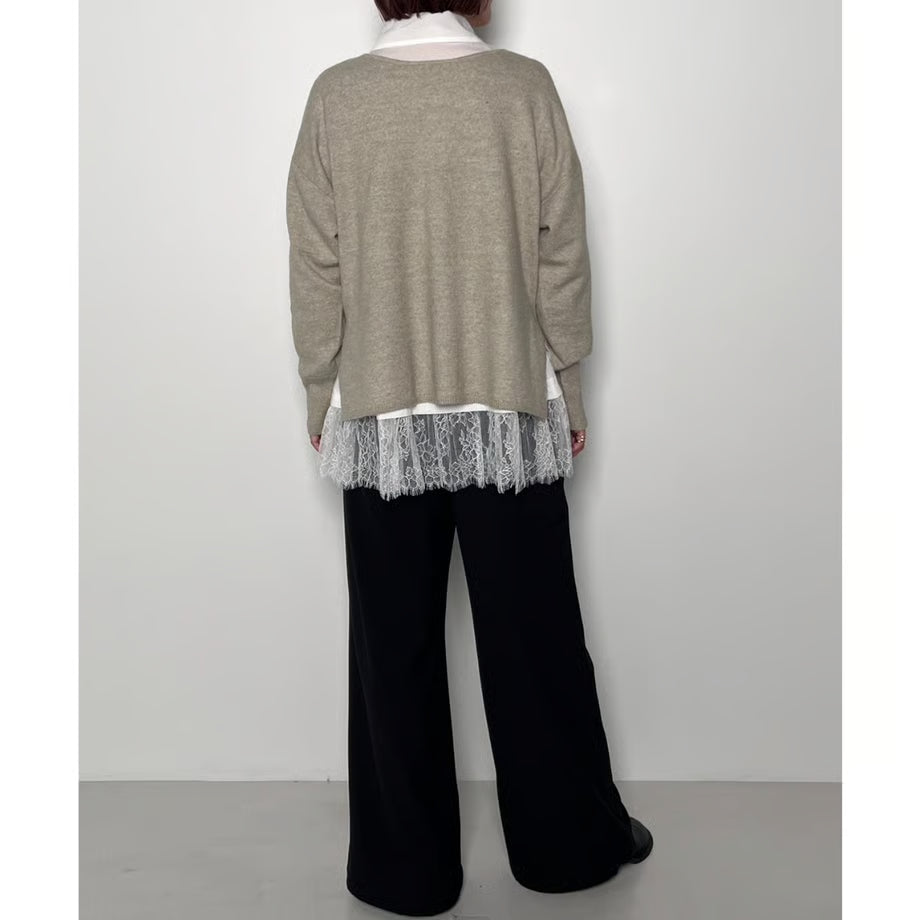 【CHIGNON 2025 AUTUMN/WINTER】サイドスリット2WAYニット