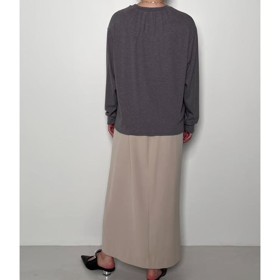 【CHIGNON 2025 AUTUMN/WINTER】モケモケ刺繍ロゴロンTee
