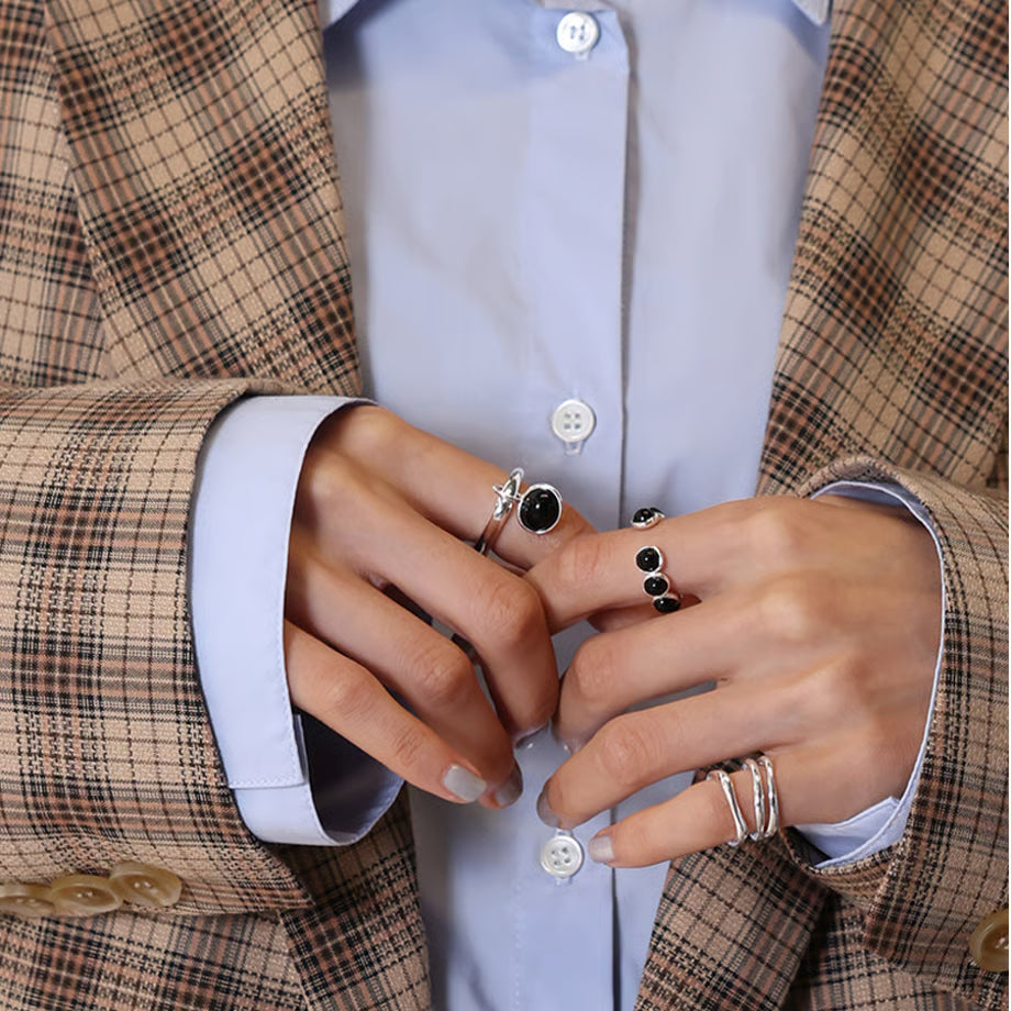 【CHIGNON 2025 AUTUMN/WINTER】2WAYオニキスリング