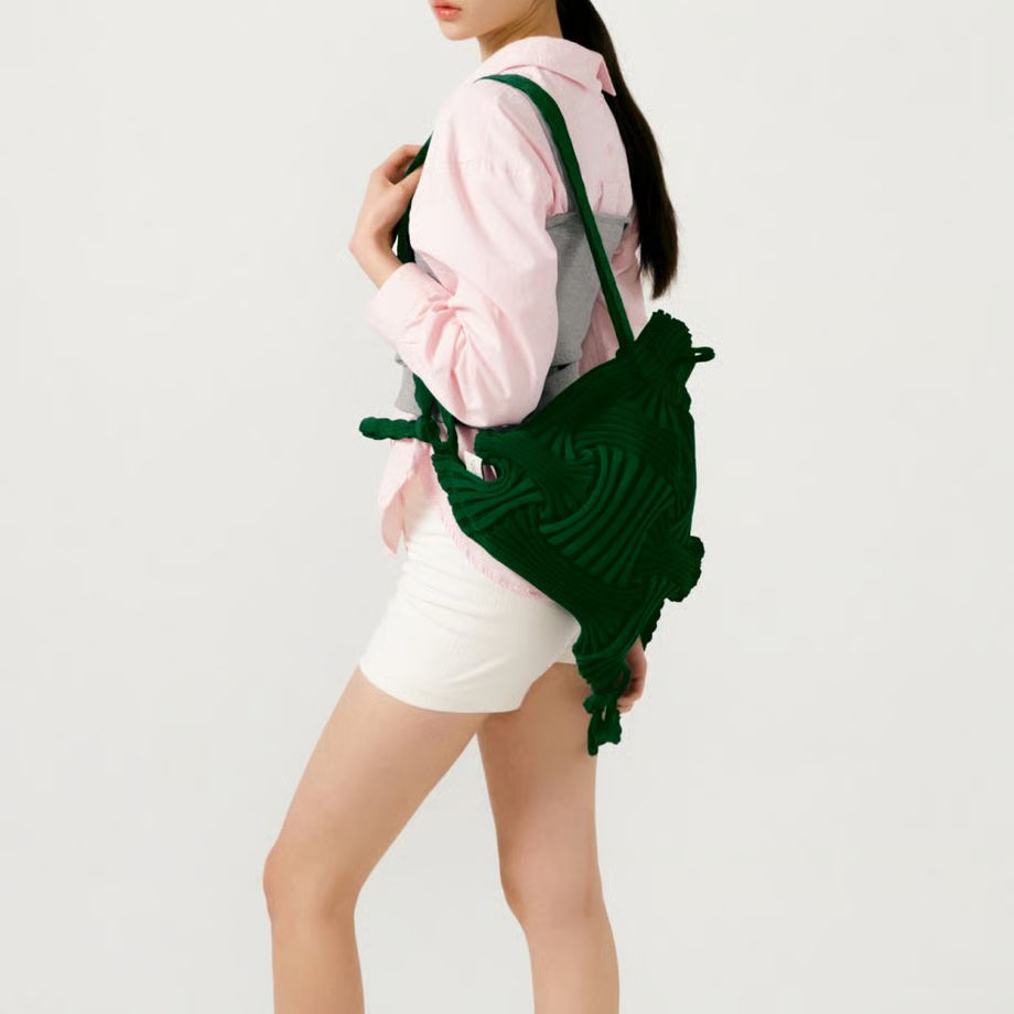 【PLEATS MAMA】NEW BOW BACKPACK