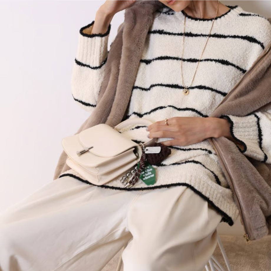 【CHIGNON 2025 AUTUMN/WINTER】オーバル&ボールTOPネックレス