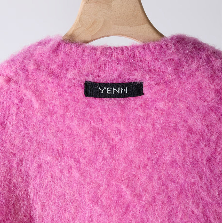 【YENN 2025 AUTUMN/WINTER】ALPACA MIX CARDIGAN