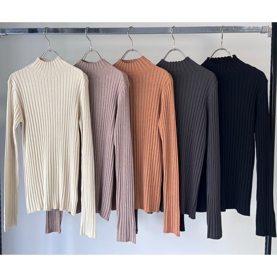 【MARGAUX 2025 WINTER】リブニットPO