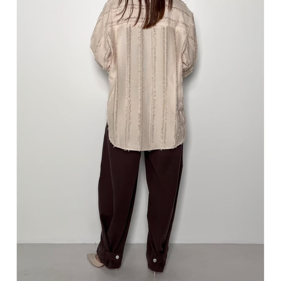 【CHIGNON 2025 AUTUMN/WINTER】コットンブレンドタックパンツ