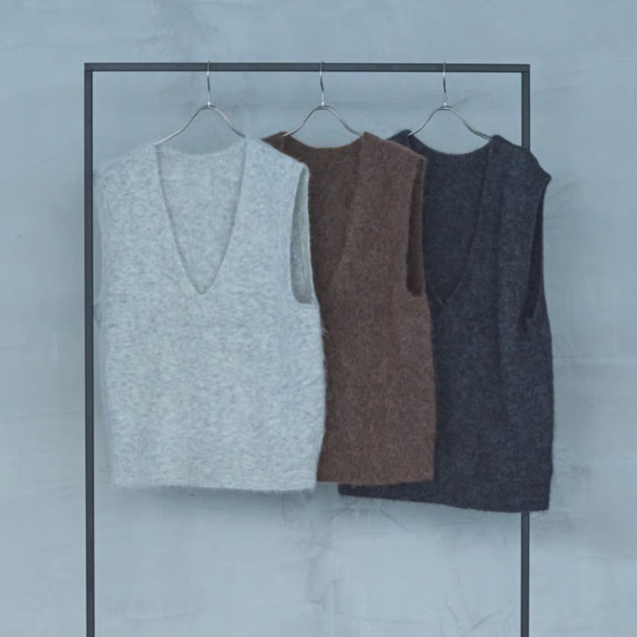 【ante aciem 25aw exhibition】5G ALPシャギー Vベスト