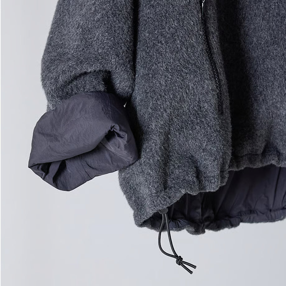 【YENN 2025 AUTUMN/WINTER】SHAGGY HALF ZIP JK