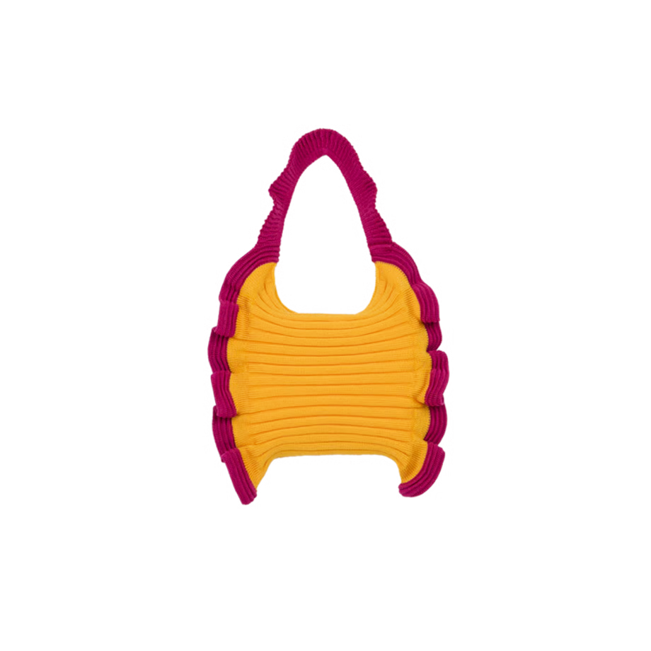 【PLEATS MAMA】Ruffle Mini Tote Bag