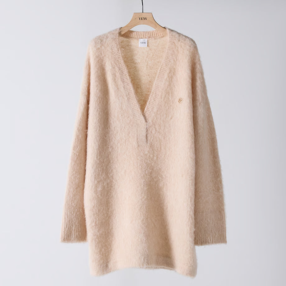 【YENN 2025 AUTUMN/WINTER】ALPACA MIX TUNIC PO