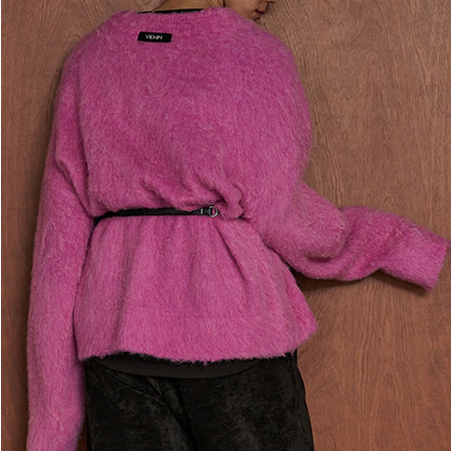 【YENN 2025 AUTUMN/WINTER】ALPACA MIX CARDIGAN