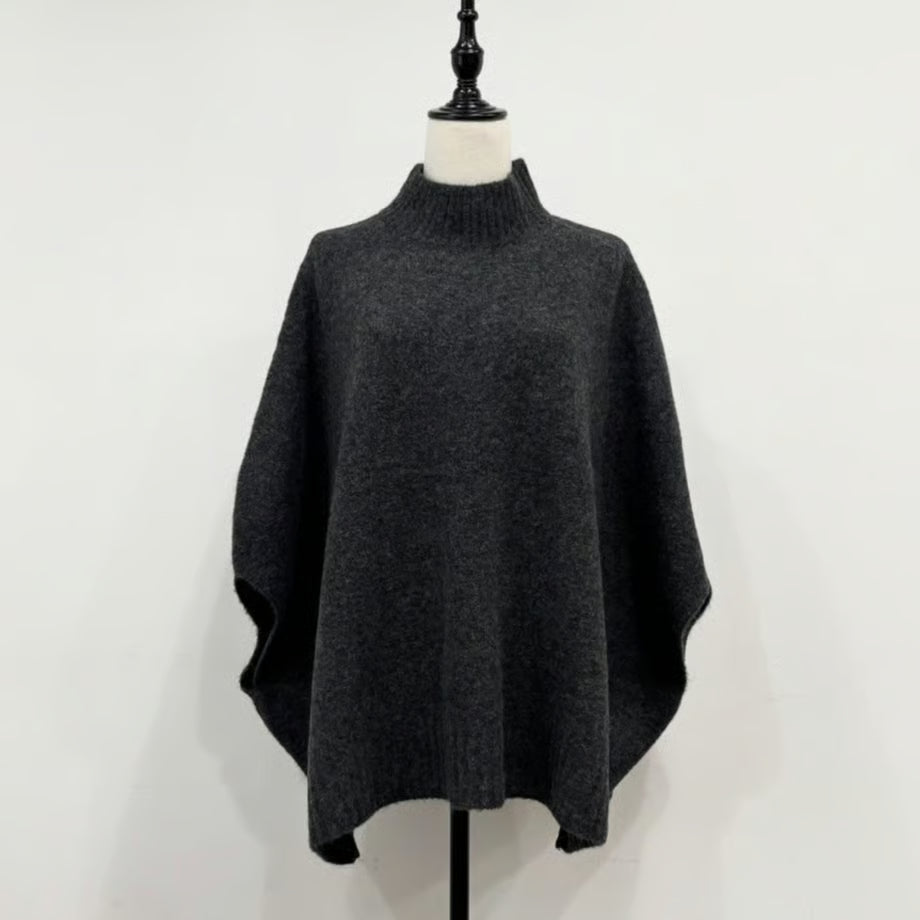 【siro de labonte 25 AW vol.2】bottle neck poncho vest