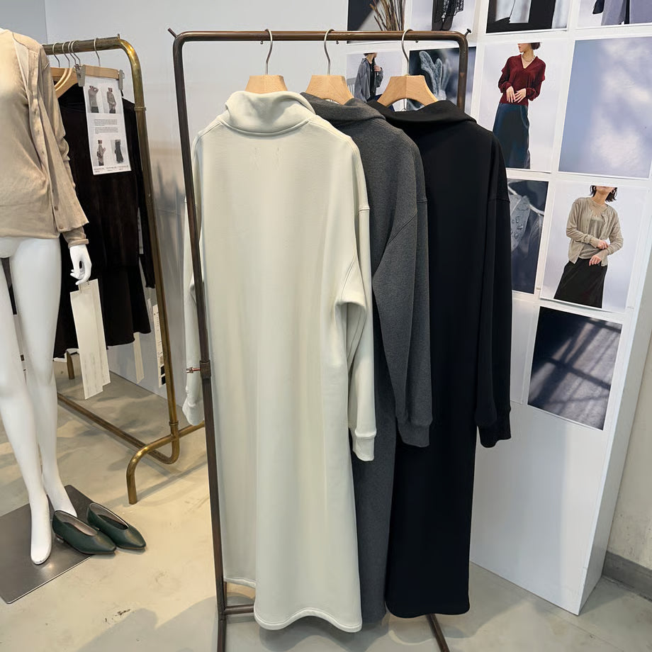 【cafune / PASSIONE 2025 WINTER】FAMMET half zip onepiece
