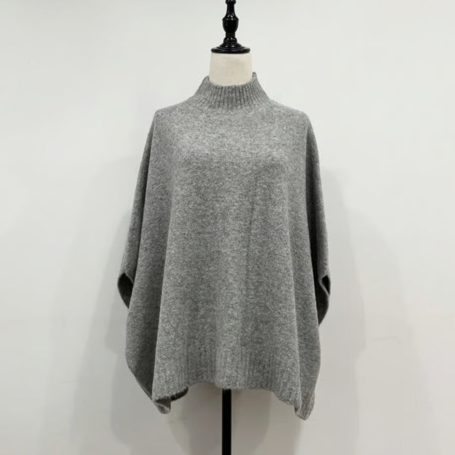 【siro de labonte 25 AW vol.2】bottle neck poncho vest